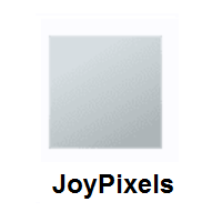 White Large Square on JoyPixels