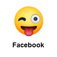 Cunning: Winking Face with Tongue on Facebook