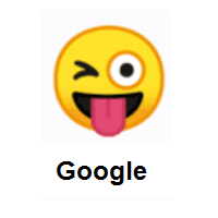 Cunning: Winking Face with Tongue on Google Android