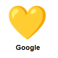 Yellow Heart on Google Android