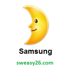 First Quarter Moon Face on Samsung TouchWiz 7.0