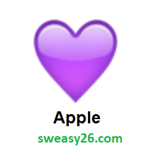 Purple Heart on Apple iOS 8.3