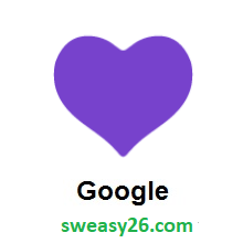 Purple Heart on Google Android 7.0