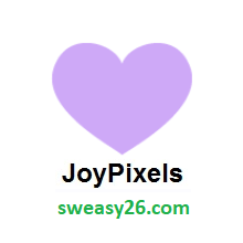 Purple Heart on JoyPixels 2.0