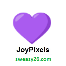 Purple Heart on JoyPixels 3.0