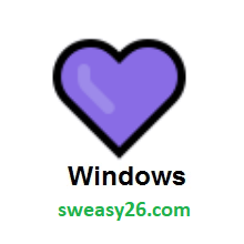 Purple Heart on Microsoft Windows 10 Anniversary Update