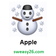 Snowman on Apple iOS 9.1