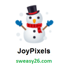 Snowman on JoyPixels 4.0