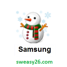 Snowman on Samsung TouchWiz 7.0