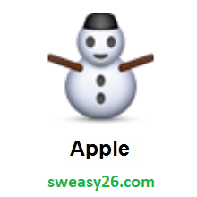 Snowman Without Snow on Apple iOS 8.3