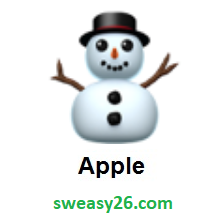 Snowman Without Snow on Apple iOS 10.2