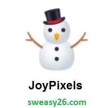 Snowman Without Snow on JoyPixels 4.0