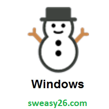 Snowman Without Snow on Microsoft Windows 10
