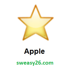 Star on Apple iOS 8.3