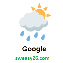 Sun Behind Rain Cloud on Google Android 7.0