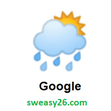 Sun Behind Rain Cloud on Google Android 8.0
