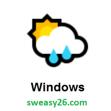 Sun Behind Rain Cloud on Microsoft Windows 10 Anniversary Update