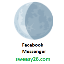 Waning Crescent Moon on Facebook Messenger 1.0