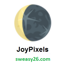 Waning Crescent Moon on JoyPixels 3.0