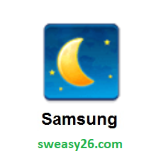 Waning Crescent Moon on Samsung TouchWiz 7.0