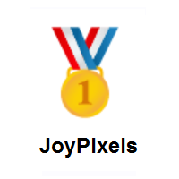 1st Place Medal on JoyPixels