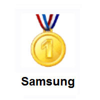 1st Place Medal on Samsung