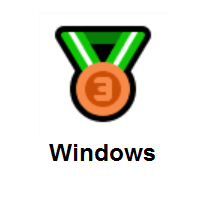 3rd Place Medal on Microsoft Windows