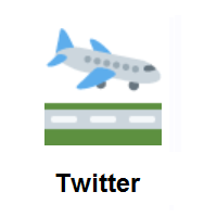 Airplane Arrival on Twitter Twemoji