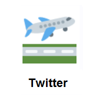 Airplane Departure on Twitter Twemoji