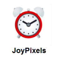 Alarm Clock on JoyPixels