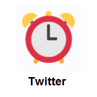 Alarm Clock on Twitter Twemoji