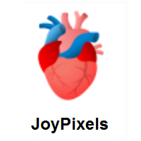 Anatomical Heart on JoyPixels