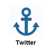 Anchor on Twitter Twemoji