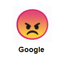 Nervous: Angry Face on Google Android