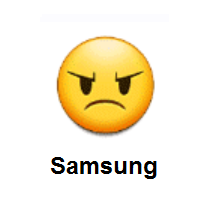 Nervous: Angry Face on Samsung