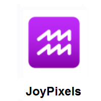 Aquarius on JoyPixels