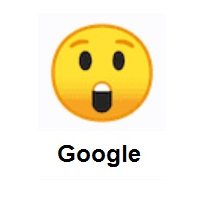 Astonished Face on Google Android