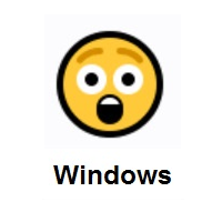Astonished Face on Microsoft Windows