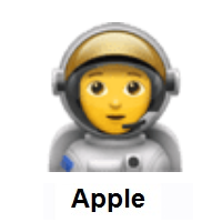 Astronaut on Apple iOS