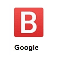 B Button (Blood Type) on Google Android