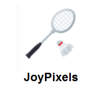 Badminton on JoyPixels