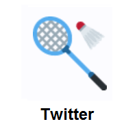 Badminton on Twitter Twemoji