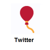 Balloon on Twitter Twemoji
