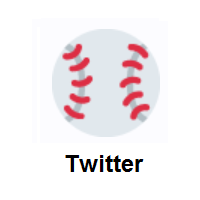 Baseball on Twitter Twemoji