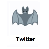 Bat on Twitter Twemoji