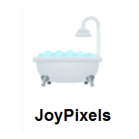 Bathtub on JoyPixels
