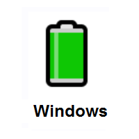 Battery on Microsoft Windows