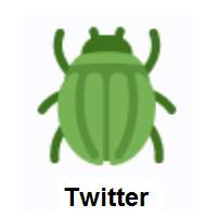 Beetle on Twitter Twemoji