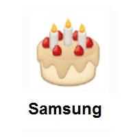 Birthday Cake on Samsung