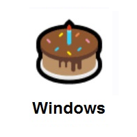 Birthday Cake on Microsoft Windows